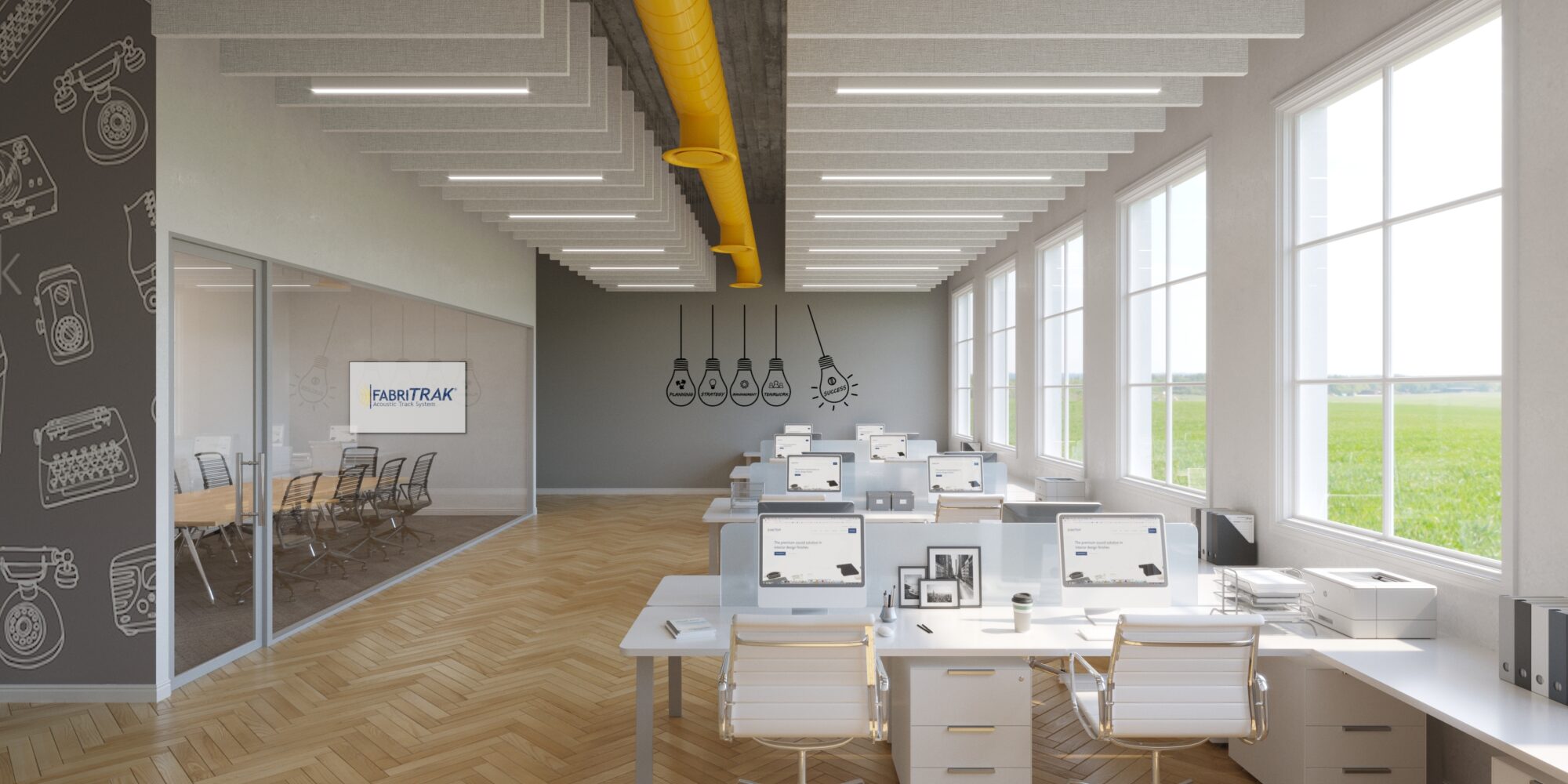 Autem Baffles Office Interior A